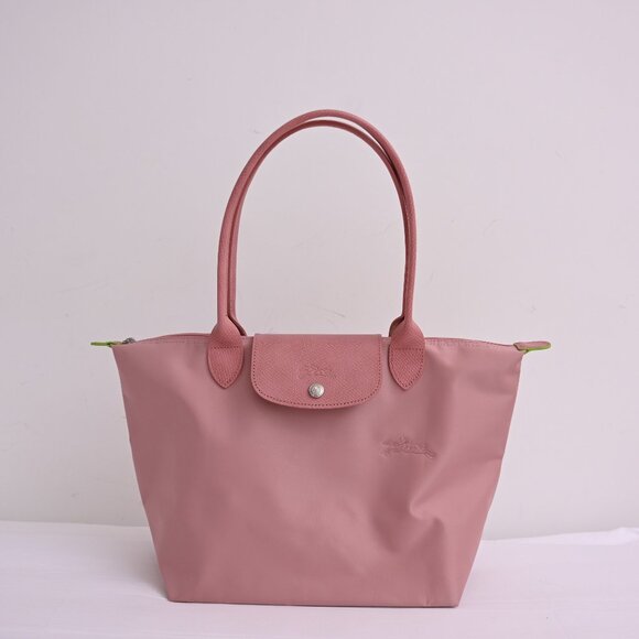 Longchamp Large Le Pliage Shoulder Tote Color Pink - Picture 1 of 9